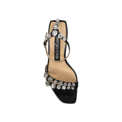 Sergio Rossi Leather Crystal Sandals