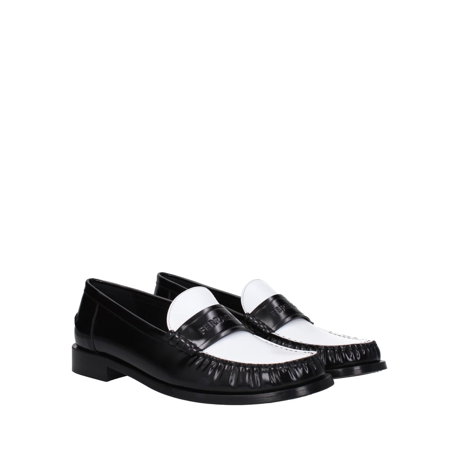 Salvatore Ferragamo Irina Leather Loafers - WOMEN SHOES - SALVATORE FERRAGAMO - T.Luxy