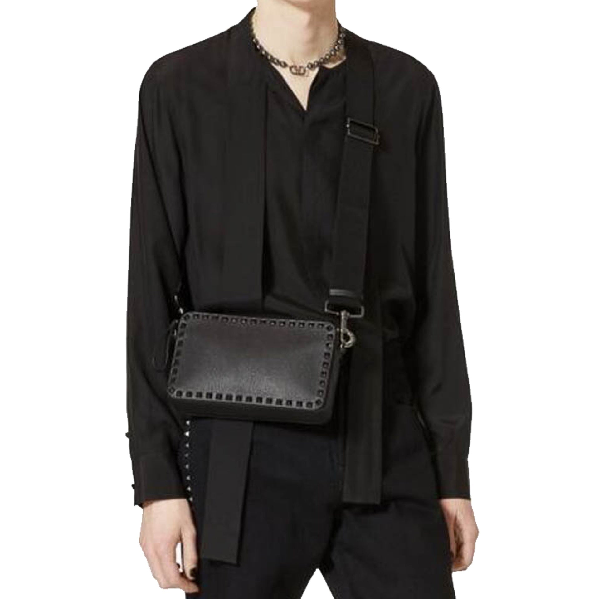 Valentino Garavani Rockstud shoulder bag - MEN BAG - VALENTINO GARAVANI - T.Luxy