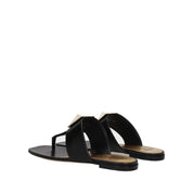 Valentino Garavani One Stud Leather Thong Sandals