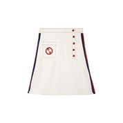 Gucci Interlocking G A-line Skirt