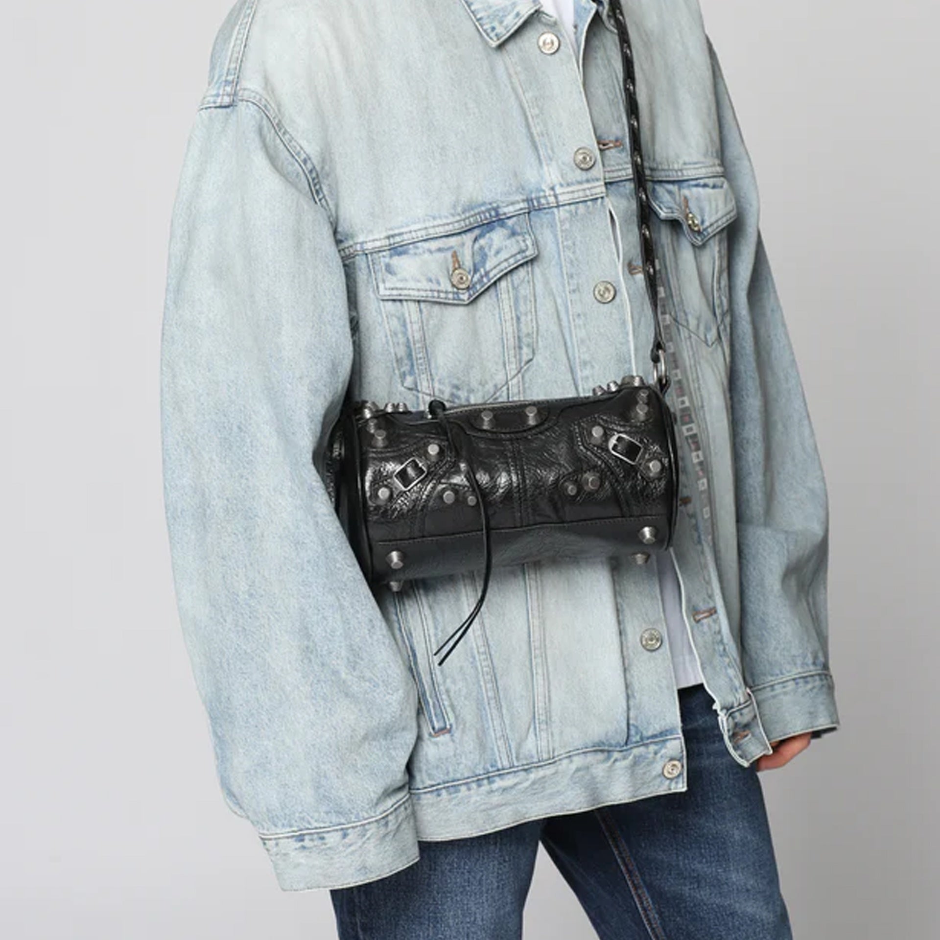 Balenciaga Le Cagole Cylindrical Shoulder Bag - MEN BAG - BALENCIAGA - T.Luxy