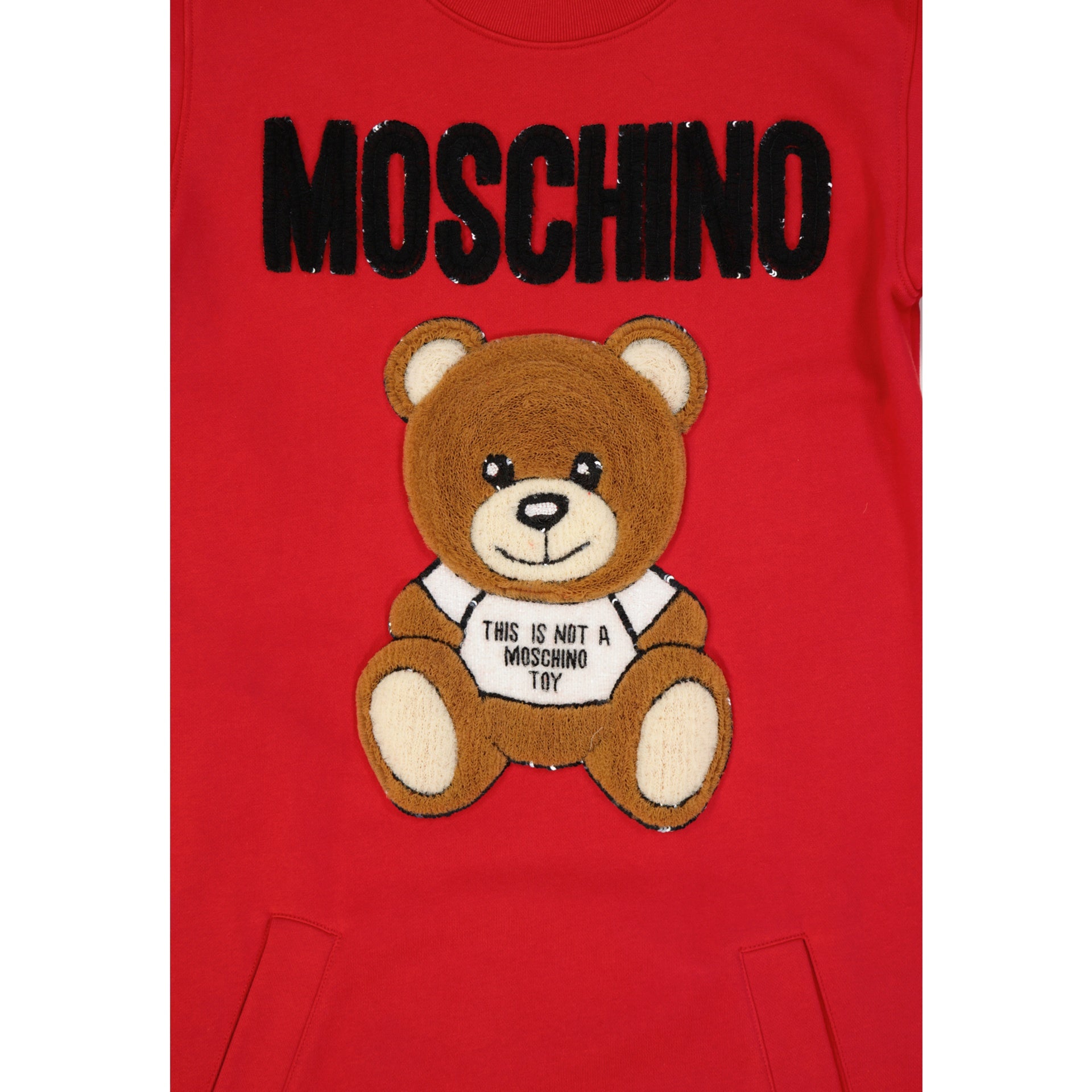 Abito Teddy in cotone Moschino Couture