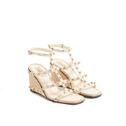 Valentino Garavani Rockstud Wedge Sandals - WOMEN SHOES - VALENTINO GARAVANI - T.Luxy
