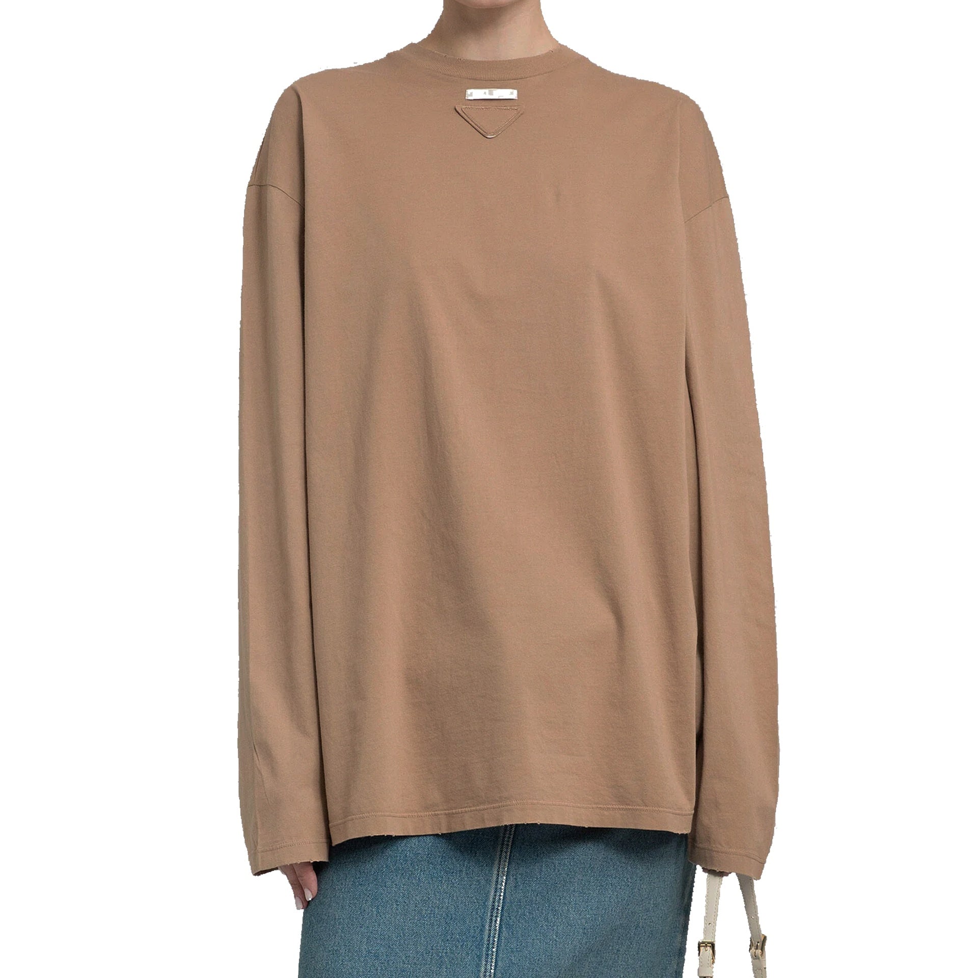 Prada Cotton Patch T-Shirt - WOMEN CLOTHING - PRADA - T.Luxy