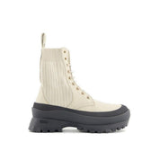 Stella McCartney Chelsea Knit Lace-Up Trace Boots
