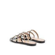 VALENTINO GARAVANI Rockstud Low Slide Sandals - WOMEN SHOES - VALENTINO GARAVANI - T.Luxy