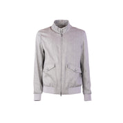 Herno Linen Bomber Jacket