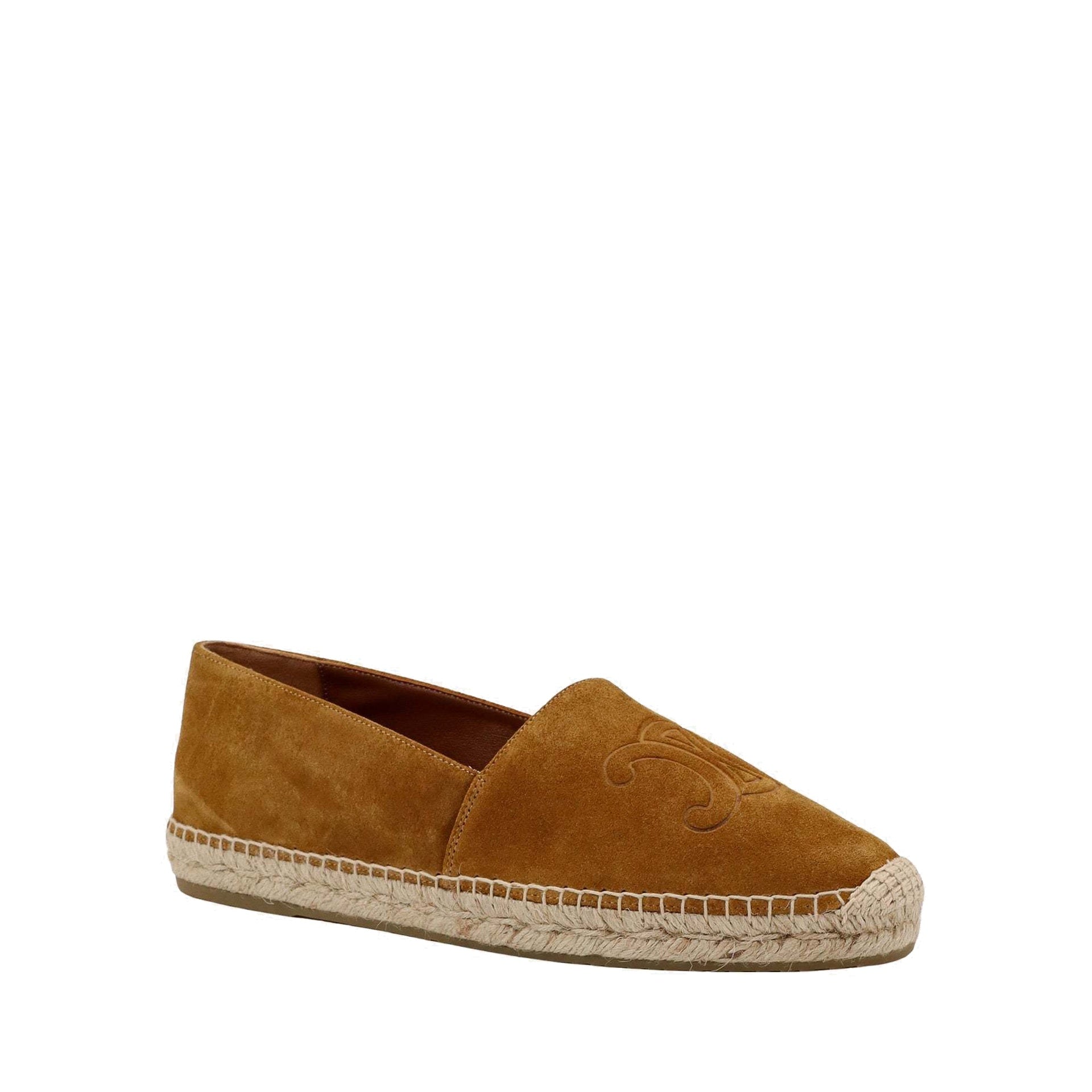 Espadrillas in pelle scamosciata Celine Triomphe