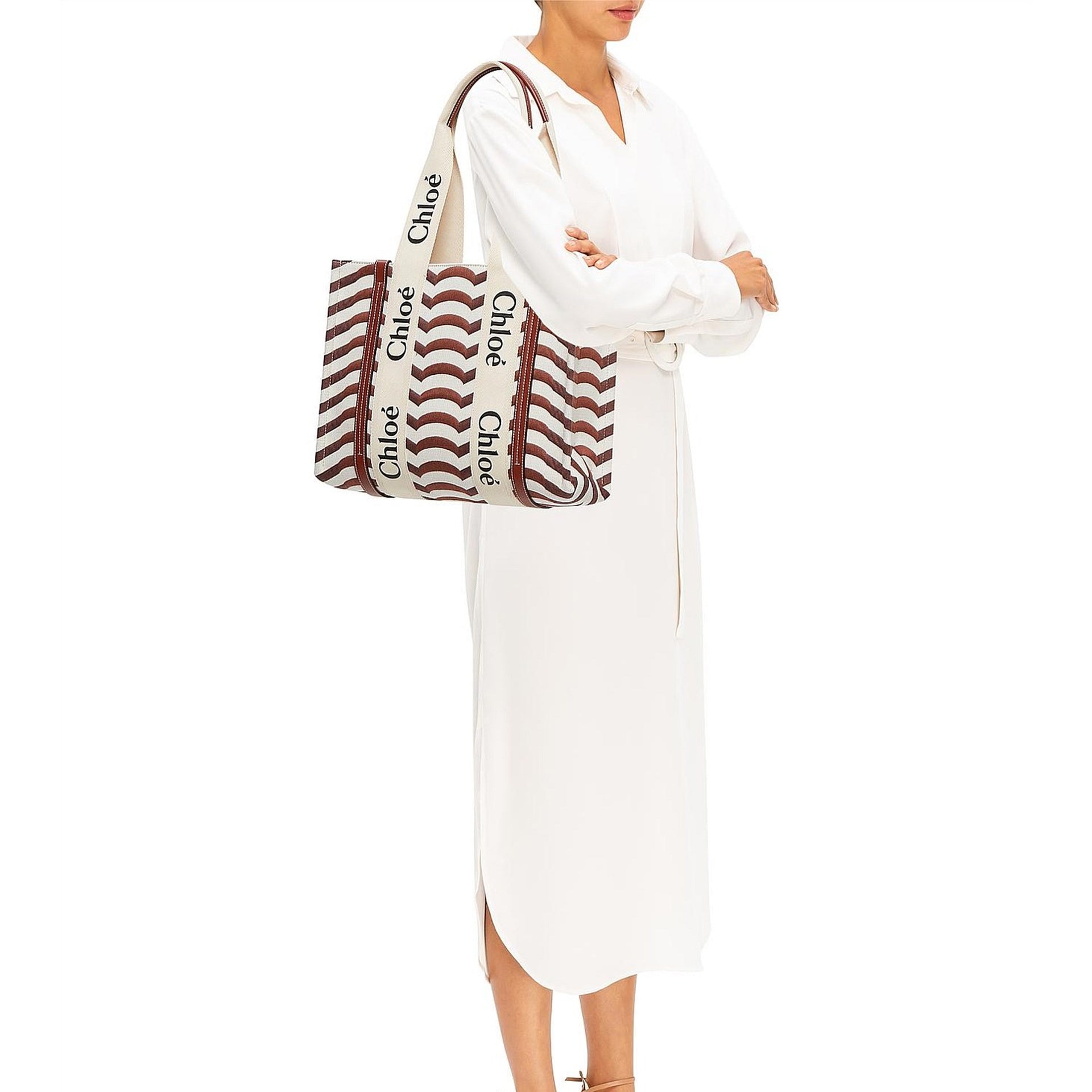 Chloé Woody Medium Tote Bag - WOMEN BAGS - CHLOE' - T.Luxy