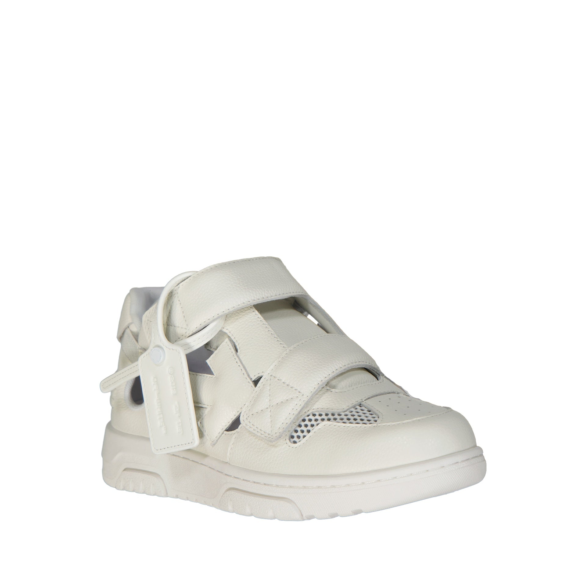 OFF - WHITE Leather Sneakers - MEN SHOES - OFF - WHITE - T.Luxy