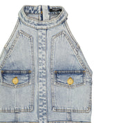 Balmain Denim Mini Dress
