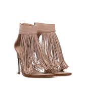 Alexander McQueen Leather Sandals - WOMEN SHOES - ALEXANDER MCQUEEN - T.Luxy