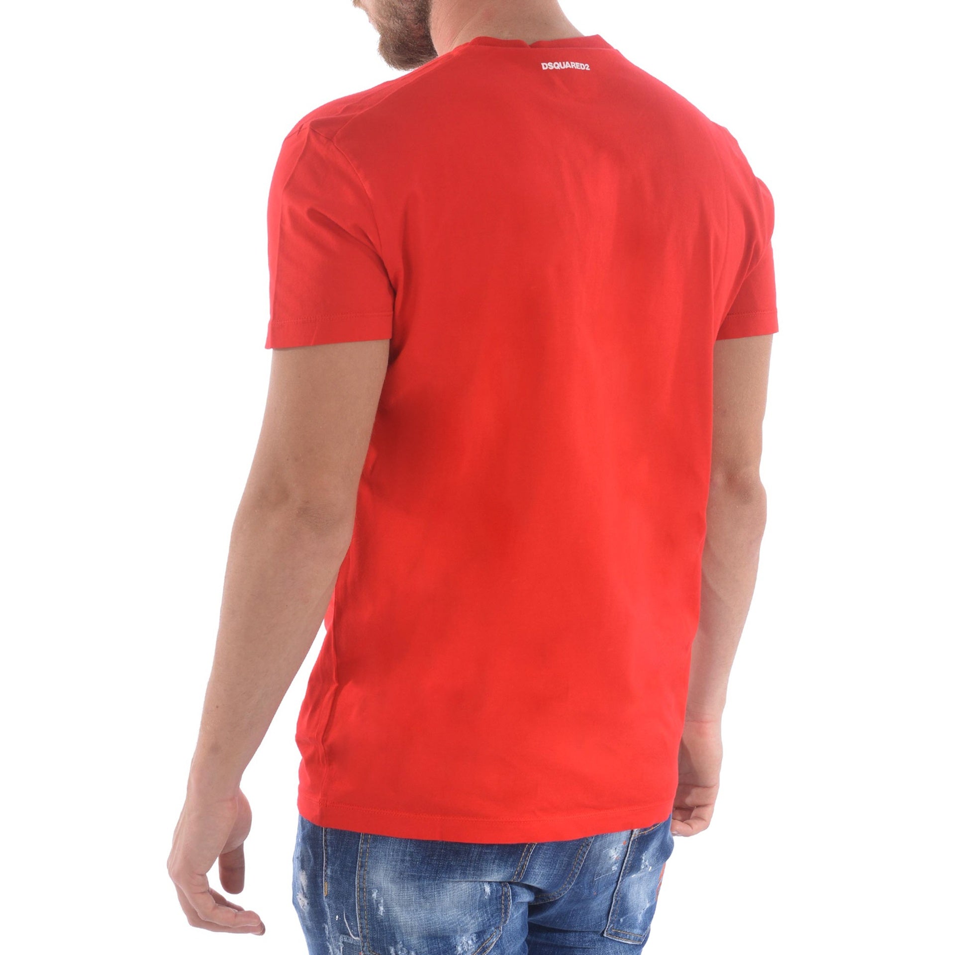 Dsquared2 Cotton Logo T-Shirt - MEN CLOTHING - DSQUARED2 - Tluxy New