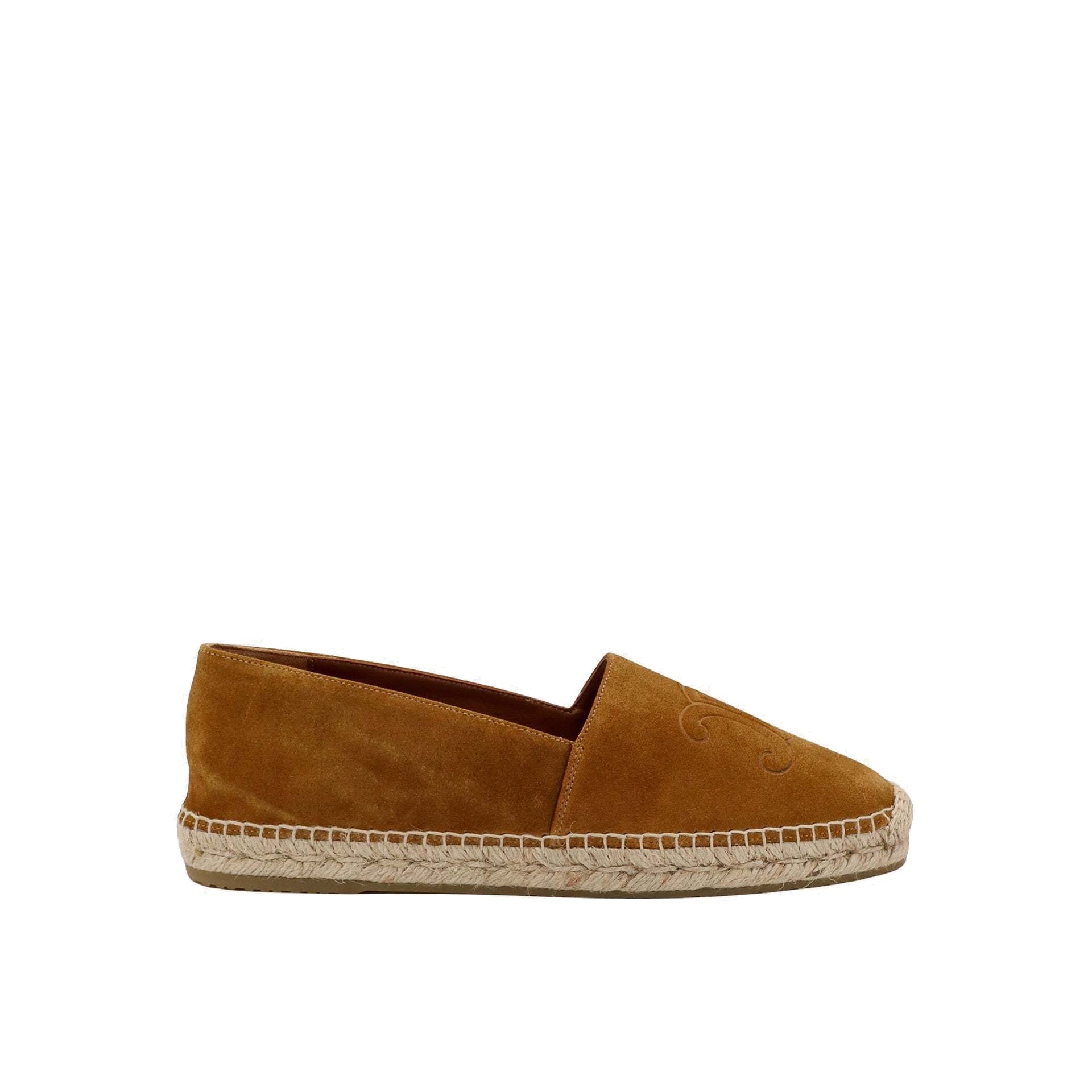 Espadrillas in pelle scamosciata Celine Triomphe