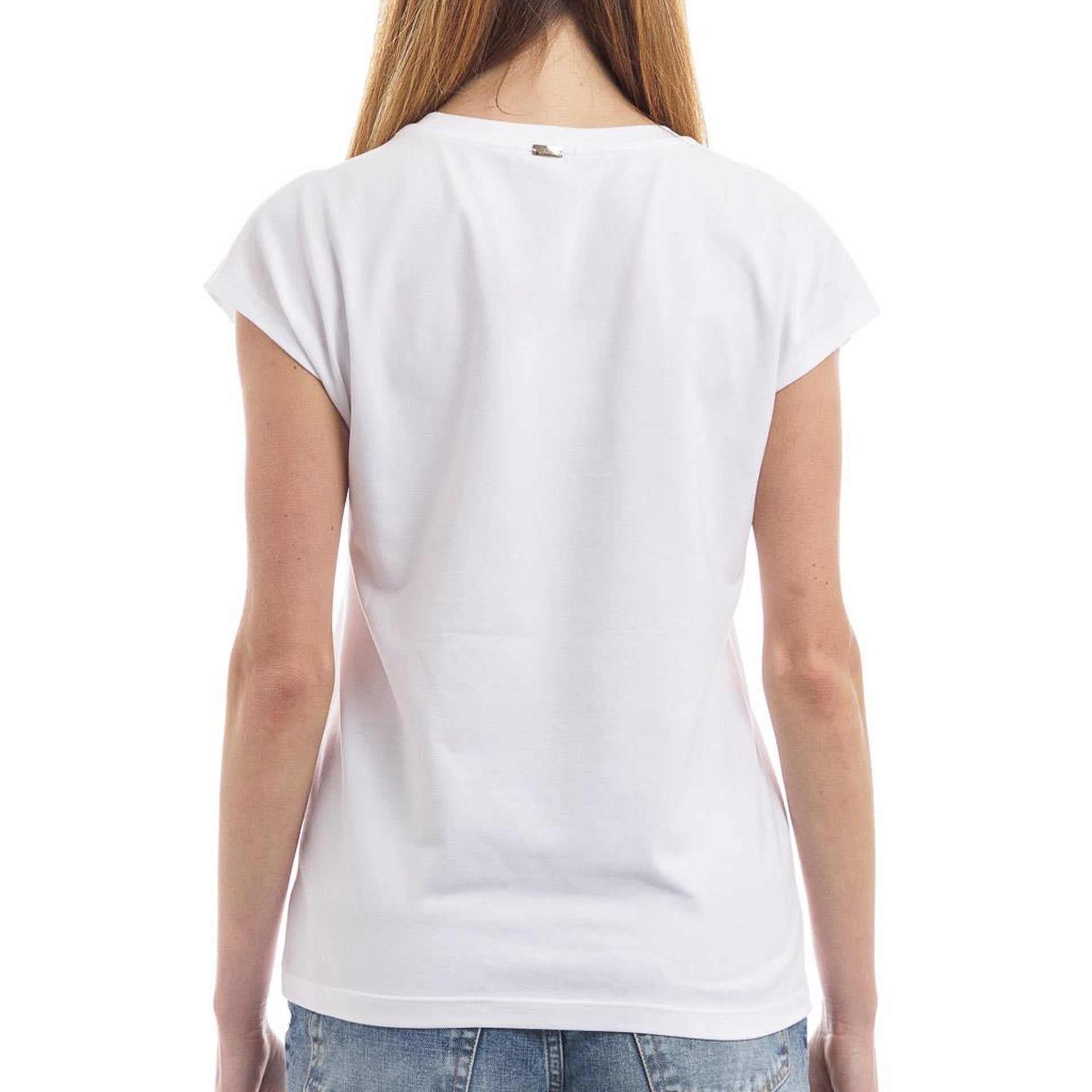 Herno Crystal - Embellished Logo T-shirt - WOMEN CLOTHING - HERNO - T.Luxy