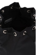 Prada Nylon and Leather Drawstring Pouch