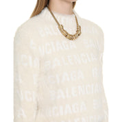 Balenciaga jacquard Logo Sweater
