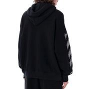 Off-White Pixel Diag Skate Hooded Sweatshirt
