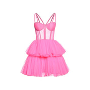 19:13 Dresscode Tulle Mini Dress - WOMEN CLOTHING - 19:13 DRESSCODE - Tluxy New