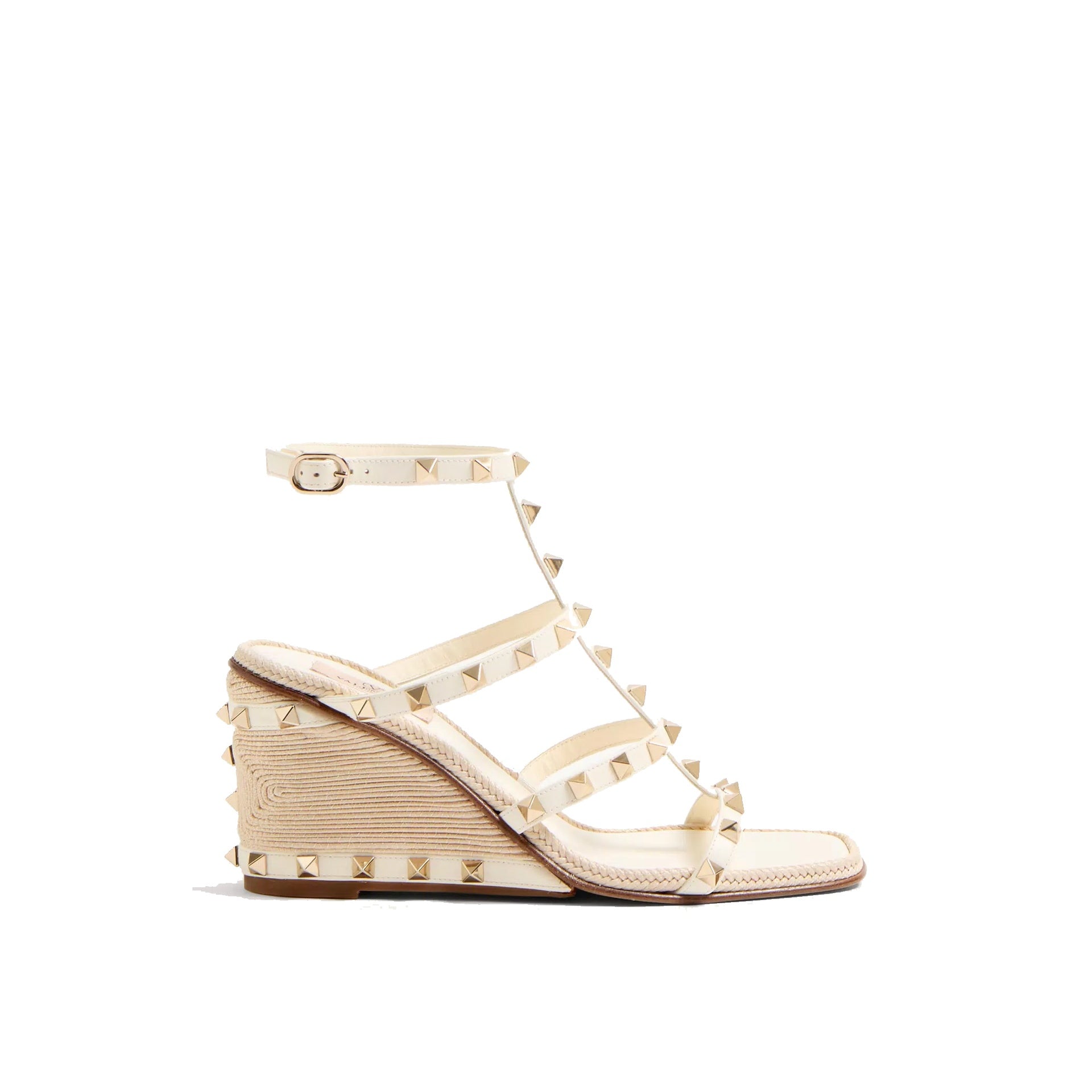Valentino Garavani Rockstud Wedge Sandals - WOMEN SHOES - VALENTINO GARAVANI - T.Luxy