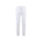 Dsquared2 White Bull Cotton Denim Jeans