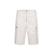 Jil Sander Coated Linen Cargo Shorts - MEN CLOTHING - JIL SANDER - Tluxy New