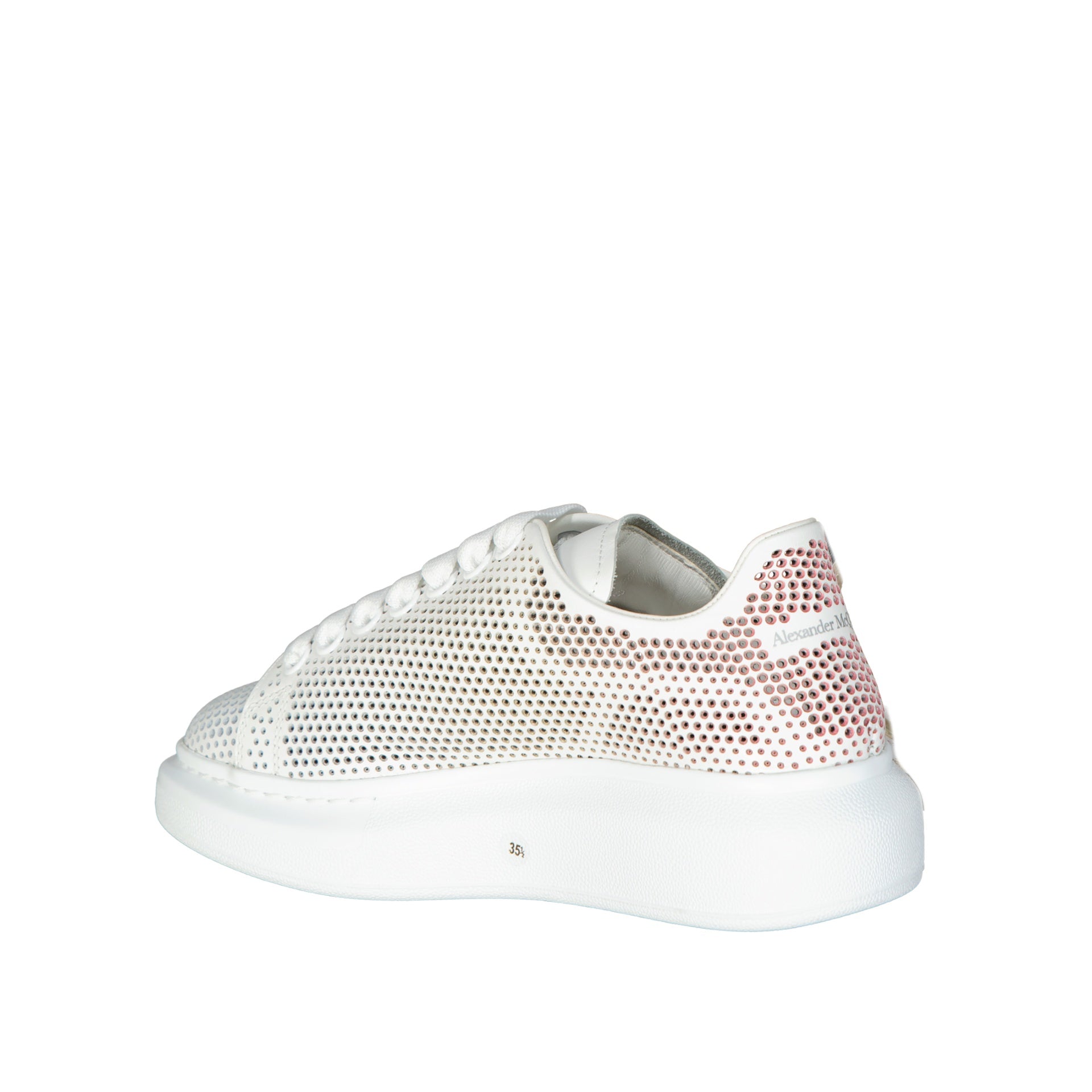 Sneakers oversize con cut-out a pois di Alexander McQueen