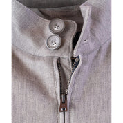 Herno Linen Bomber Jacket