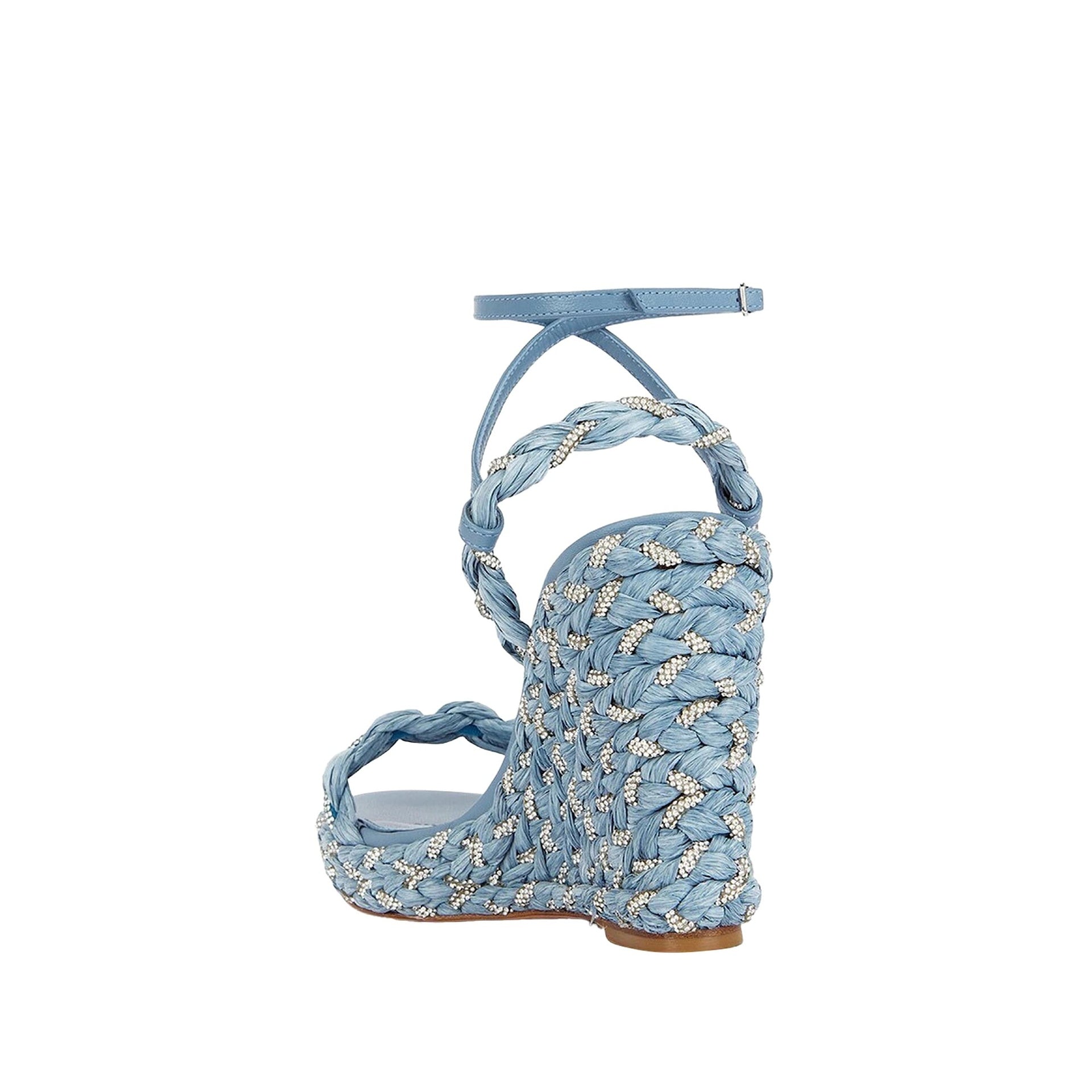 Aquazzura Costiera 120 Wedge Sandals - WOMEN SHOES - AQUAZZURA - T.Luxy