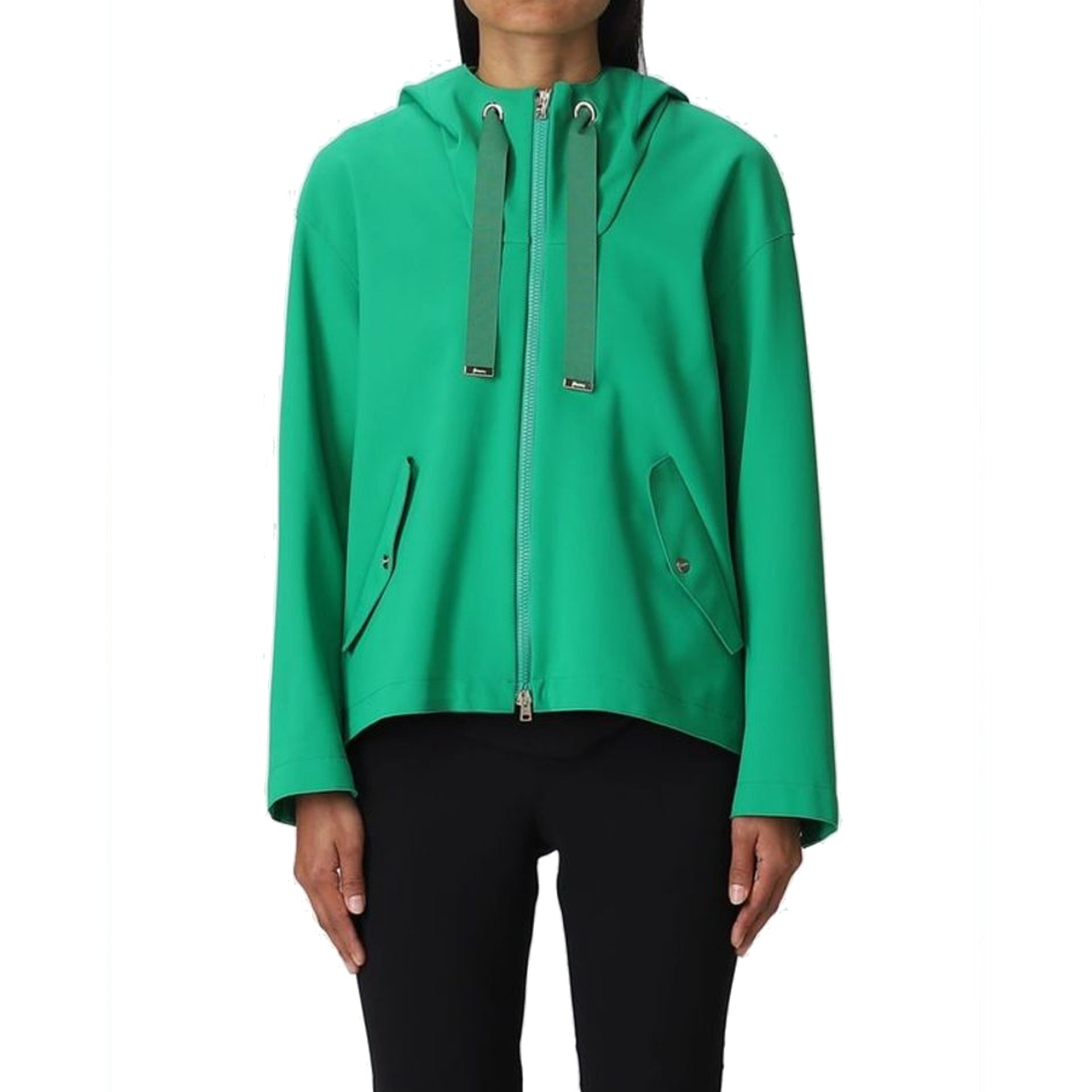 Herno Laser Cut Hooded Jacket - WOMEN CLOTHING - HERNO - T.Luxy