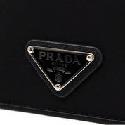 Prada Nylon And Leather Card Holder