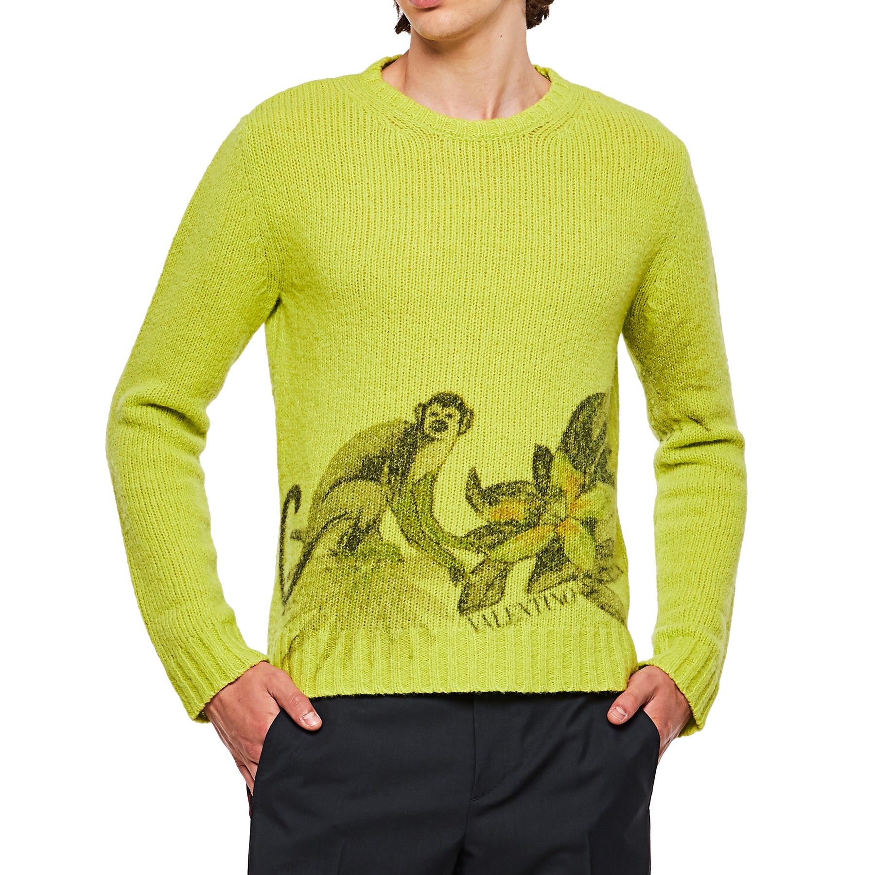 dobbeltlag Bil gennemførlig Valentino Monkey Print Sweater Knit – Tluxy